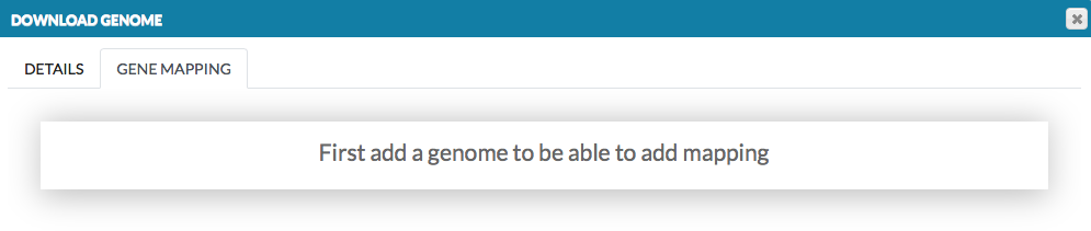 Gene mapping inactive